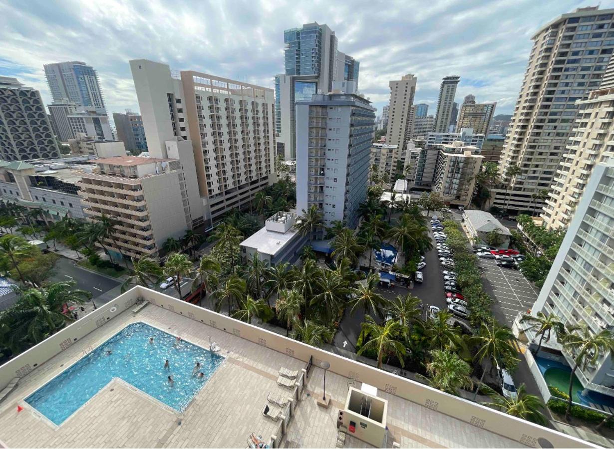 1414- Heart Of Waikiki With Kitchen - Free Parking - City View Honolulu Exteriér fotografie